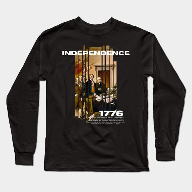 Independence 1776 Long Sleeve T-Shirt by burlytx